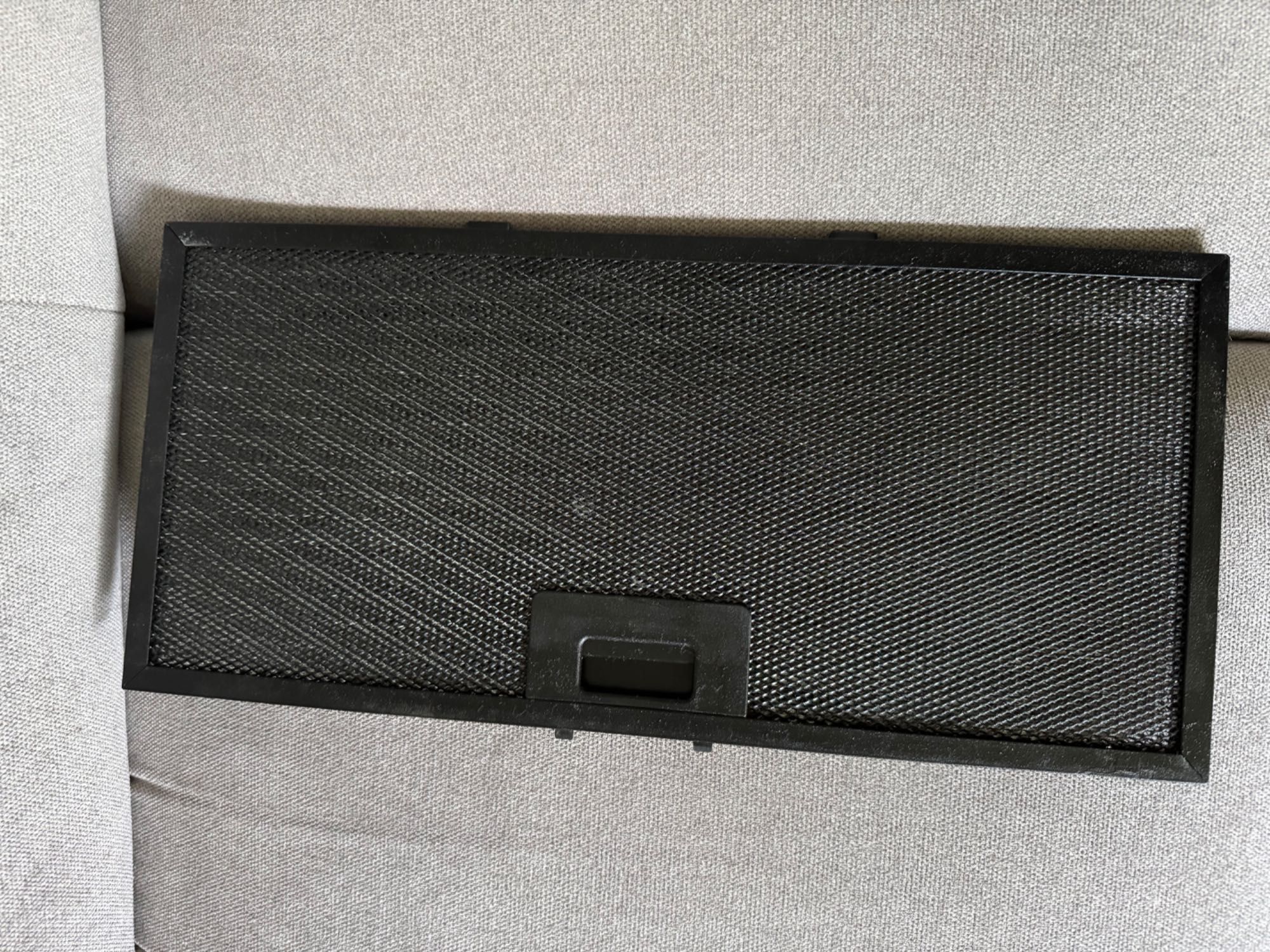 Czarny Okap do zabudowy SL - Box Glass 60