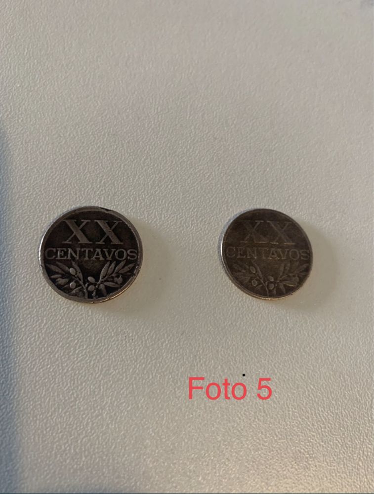 Varias moedas de valor