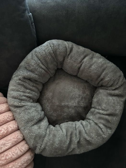 Komplet 2 posłanie legowisko XS Chihuahua york szary podrowy róż NOWE