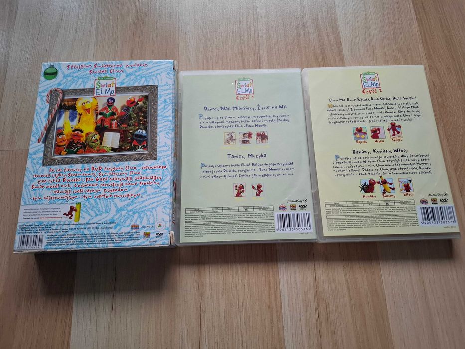 Świat Elmo – Ulica Sezamkowa – zestaw 2xDVD – edukacja i zabawa