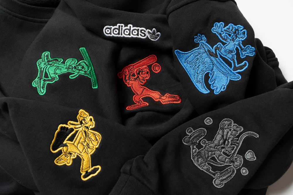 ADIDAS Men's Goofy Crew Black Sweatshirt GJ0848  [Kmh016530]