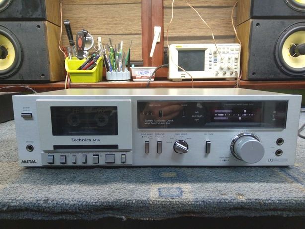 Magnetofon kasetowy Technics M14 sprawny vintage metal tape