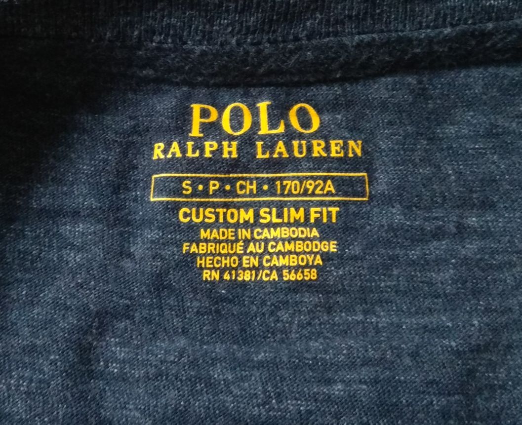 Ralph Lauren Polo лонгслів кофта custom slim fit оригінал S