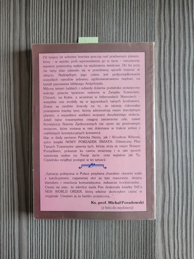 4781. "Nowy porządek świata" William T. Still Tom II