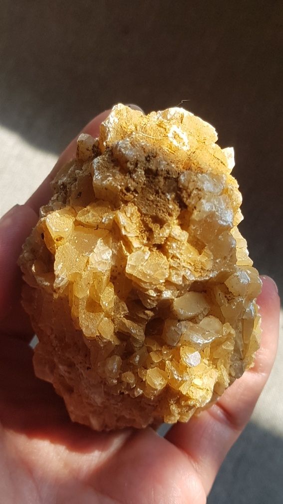 Mineral, kalcyt druza, szczotka, kamień, mineral