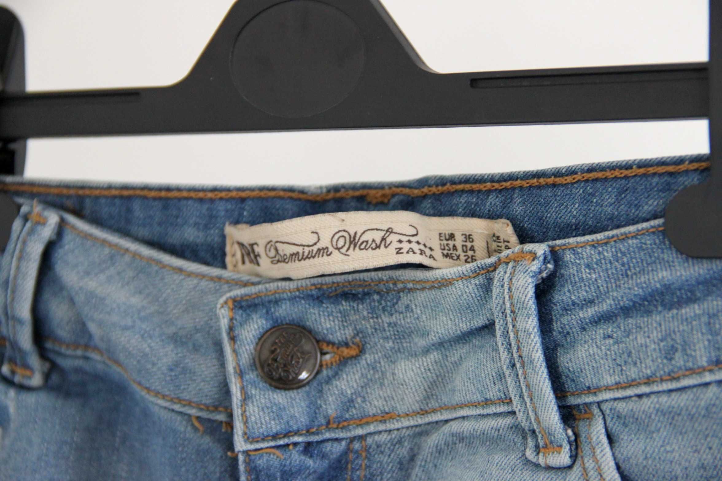 Markowe Szorty spodenki krótkie jeans zestaw XS S 34 36