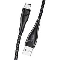 Usams Kabel Pleciony U41 Usb-C 2M 2A Czarny/Black Sj395Usb01