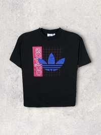 Koszulka adidas streetwear sport logo spellout drill drip skate czarna