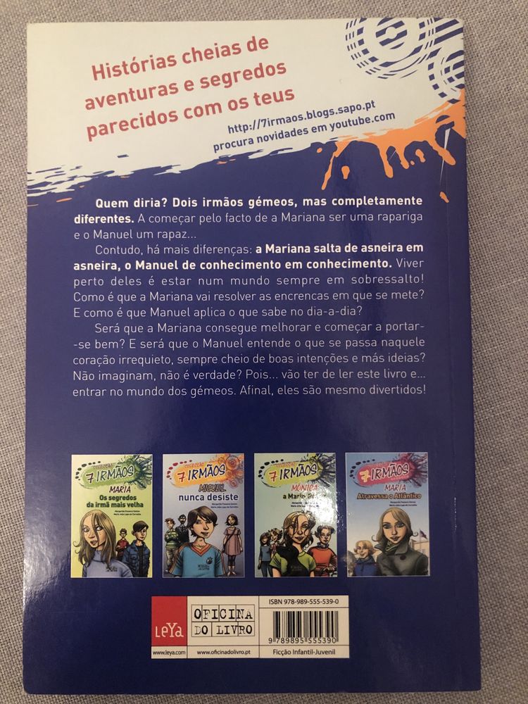 Livro 7 Irmaos Mariana e Manuel