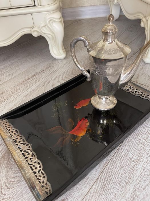 Сервиз мельхиоровый посеребренный