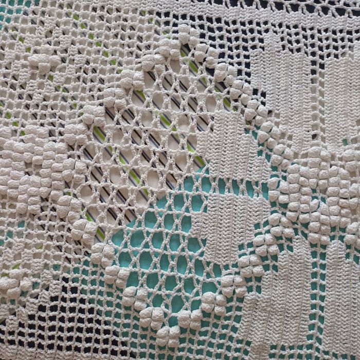 Colcha de renda para cama de casal