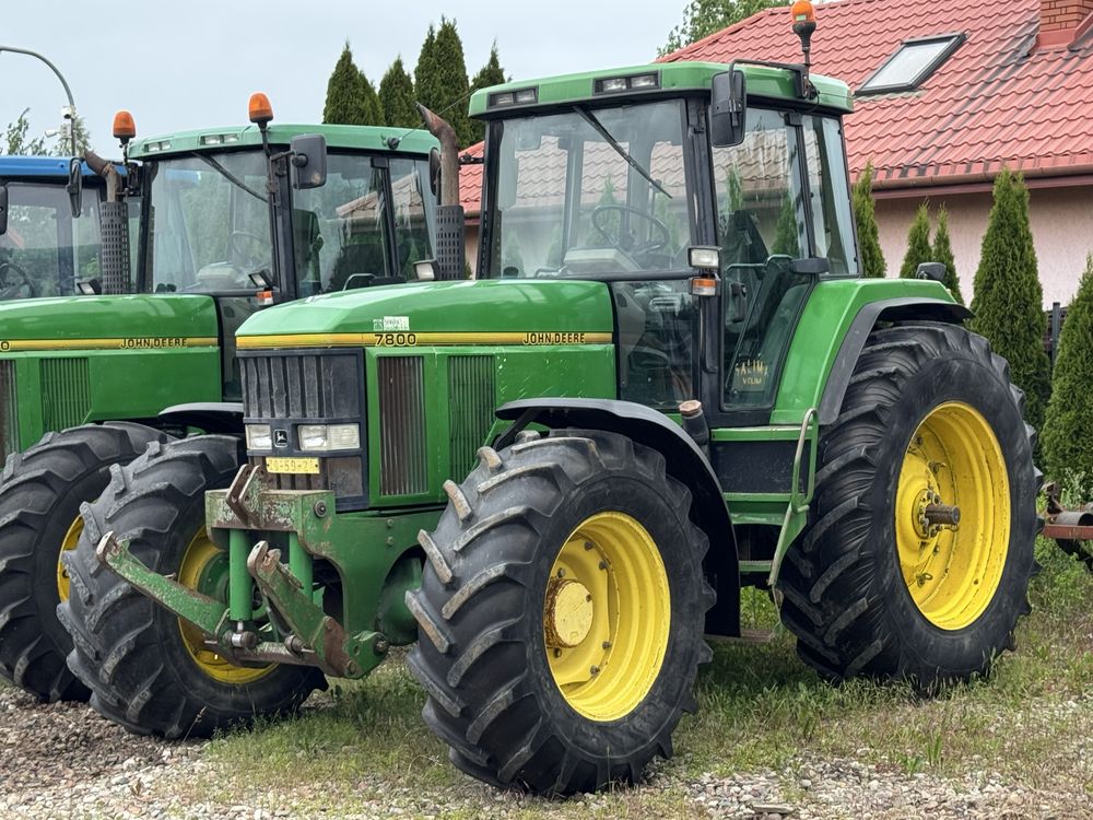 Ciągnik JOHN DEERE 7800 - Oryginalny stan, PNEUMATYKA