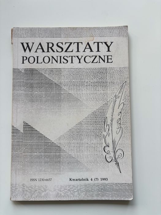 warsztaty polonistyczne kwartalnik G. Wichary A. Lubieniecka