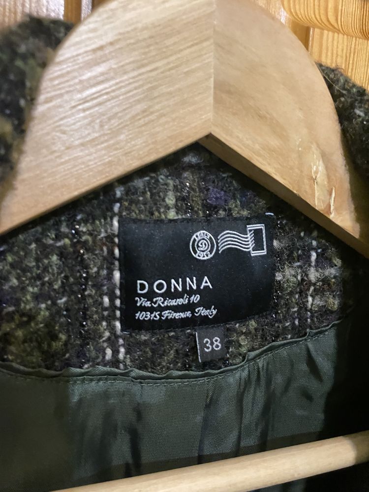 Wełna wiosenna marynarka damska oversize 38