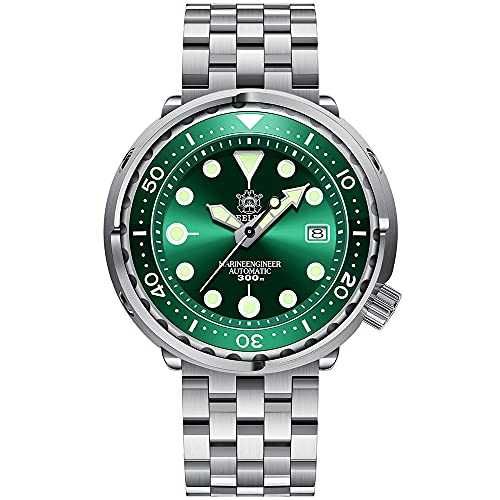 NOWY Steeldive SD1975 Green – Diver 300M – Tuna Homage + 2 paski