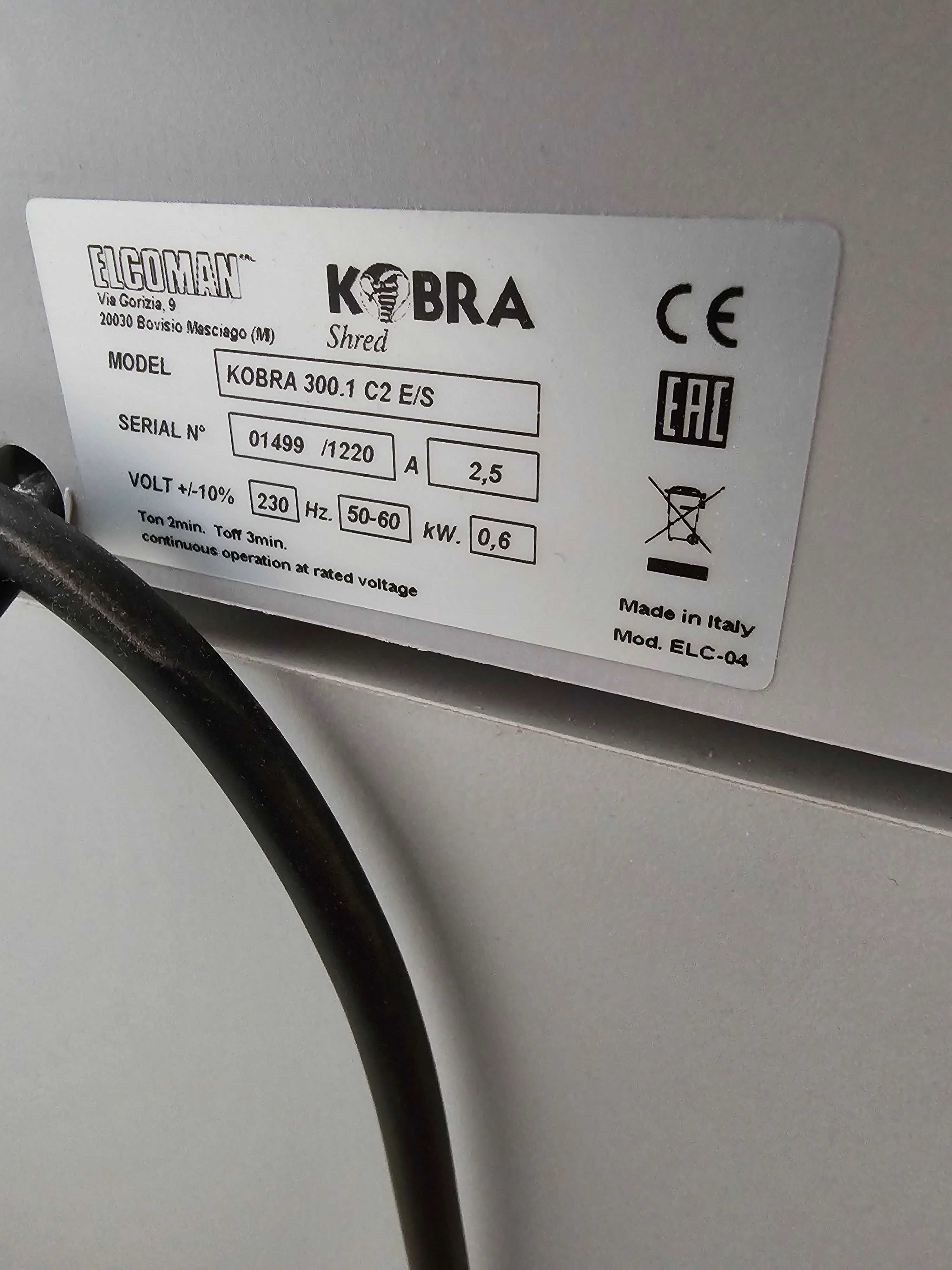 Niszczarka do dokumentów Kobra 300.1 C2 ES