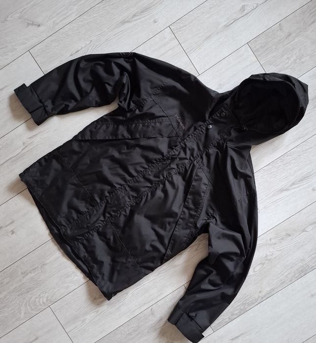 Stormberg kurtka parka męska S czarna daszek jak nowa kaptur jacket