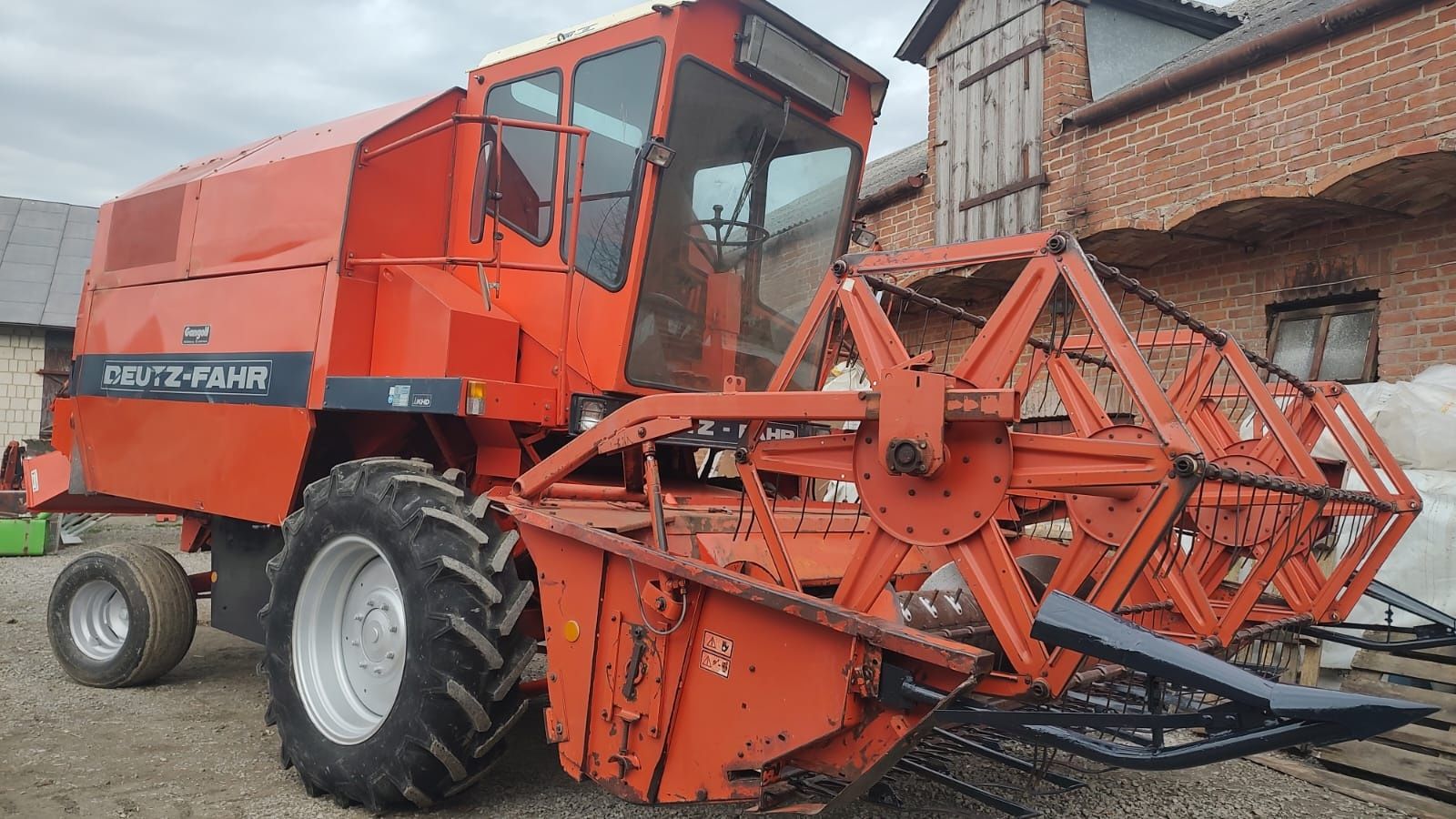 Deutz fahr 2385 fahr 1080 kosa 3m rura hydrauliczna