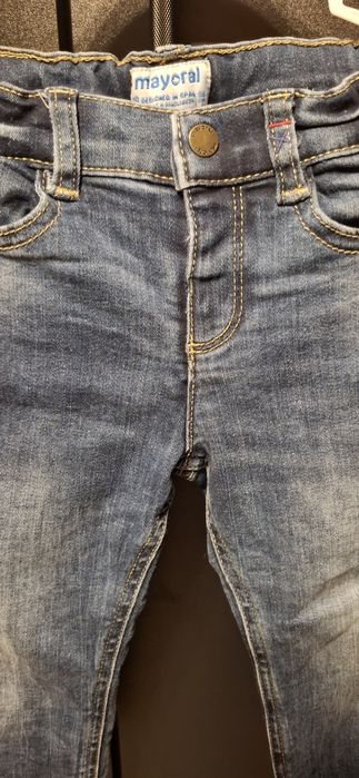 Jeansy Mayoral r.86 ocieplane