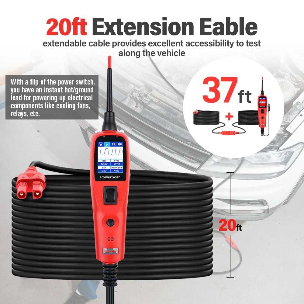 Autel PS100 Maquina Diagnóstico Testes Sistema Eléctrico 12/24V (NOVO)