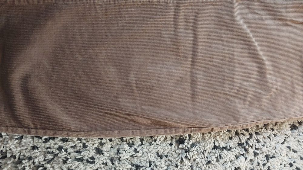 Brązowe spodnie baggy Bershka