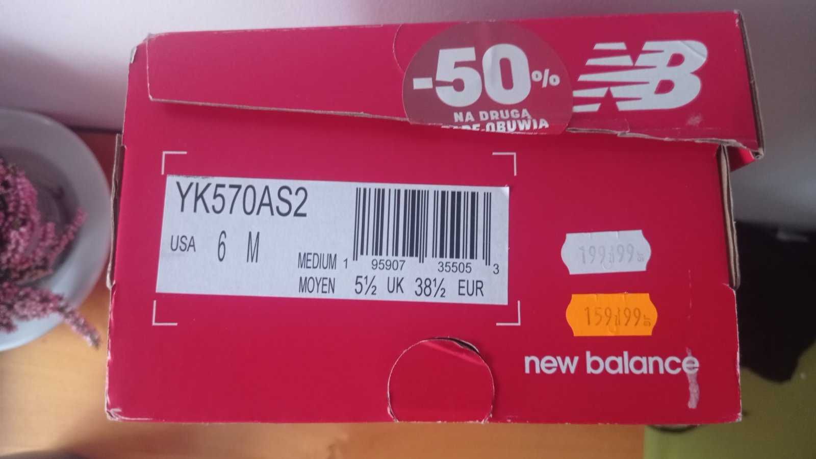 Sneakersy New Balance Nowy rozmiar 38,5