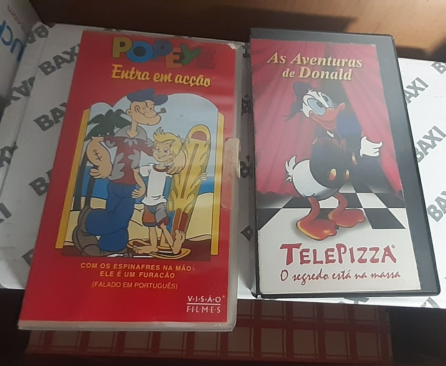 Cassetes VHS infantis, vários preços