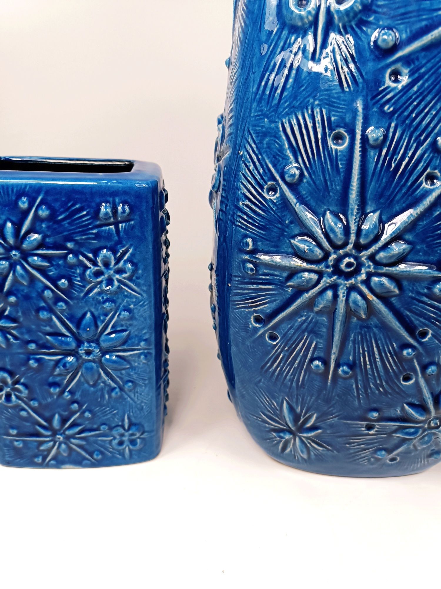 Para ceramicznych wazonów, lata 70