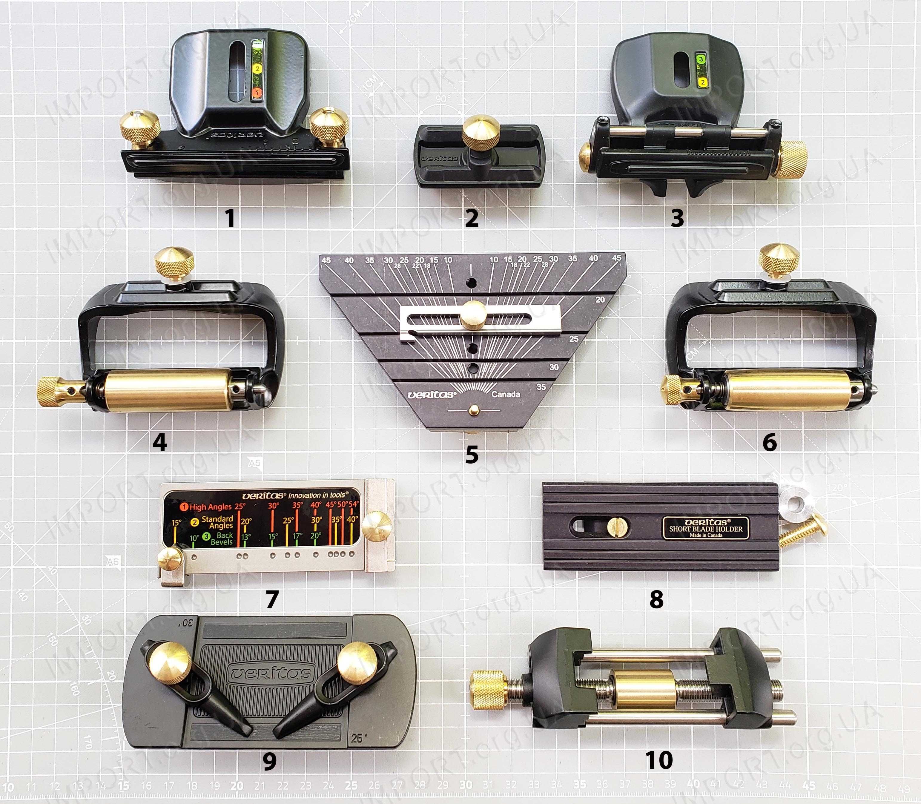 Veritas MK.II та Deluxe - Точилки стамесок, рубанков, Стружков. Canada