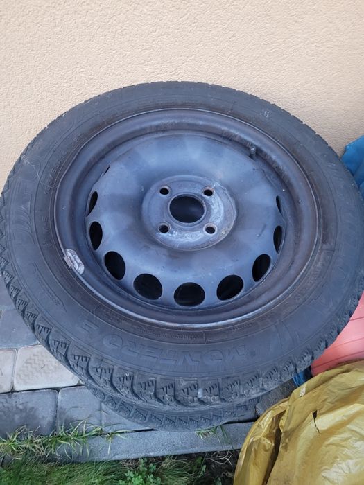 Opony zimowe 165/65/R14 + felgi 4x100 koła Toyota AYGO YARIS OKAZJA !