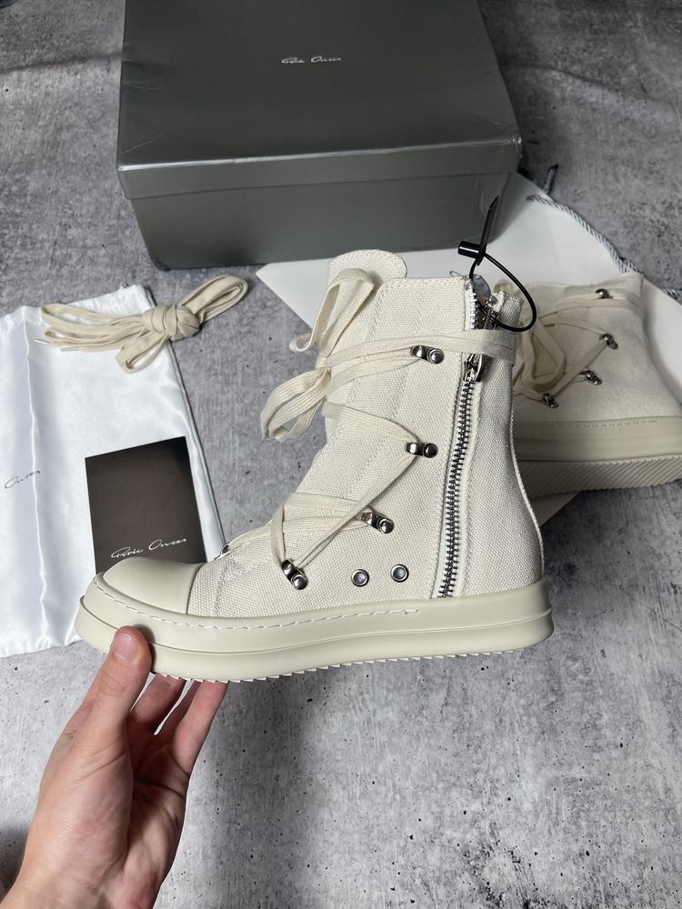 Кросівки Rick owens Hexagram white кеди рік овенс білі