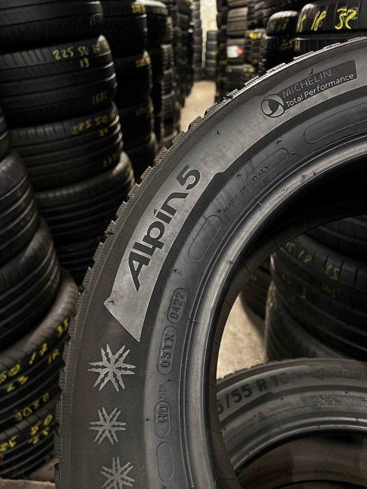 225/55 R16 MICHELIN ALPIN 5 (90% прот.) Зима 205 215 60 65 70 Склад