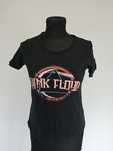 Czarny t-shirt bawełniany Pink Floyd logo grafika nadruk