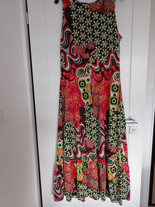 Sukienka maxi kolorowa
