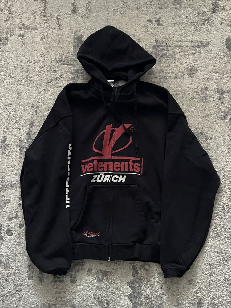 Зіп худі Vetements zurich zip hoodie