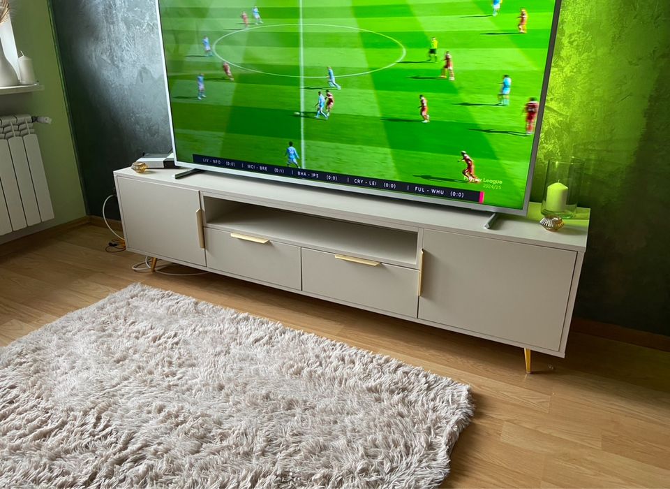 Szafka RTV Kaszmir Beż Piaskowy EGGER