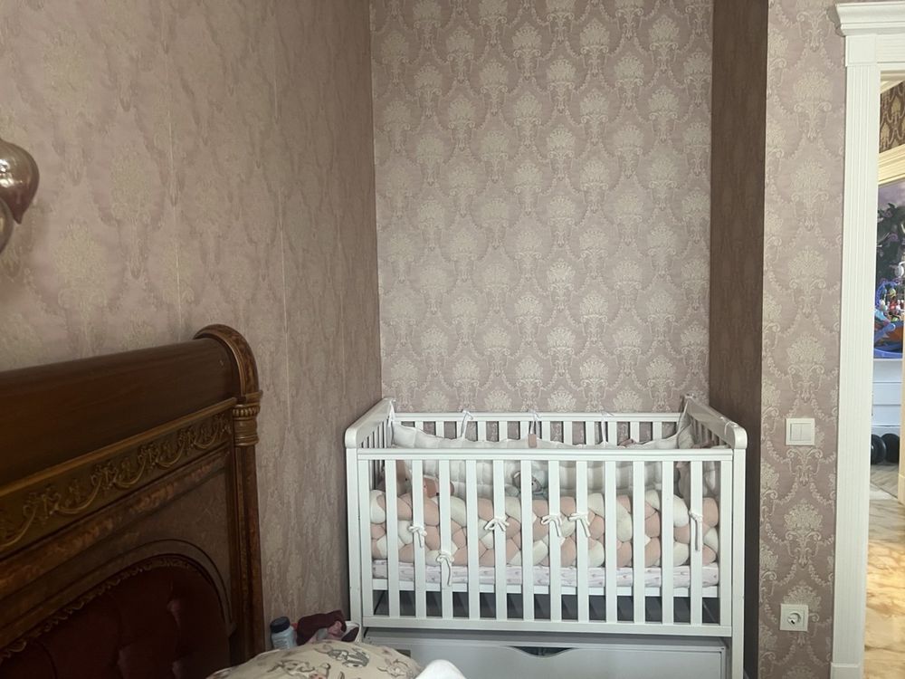 Дитяче ліжечко Верес Д12 з маятником і шухлядою