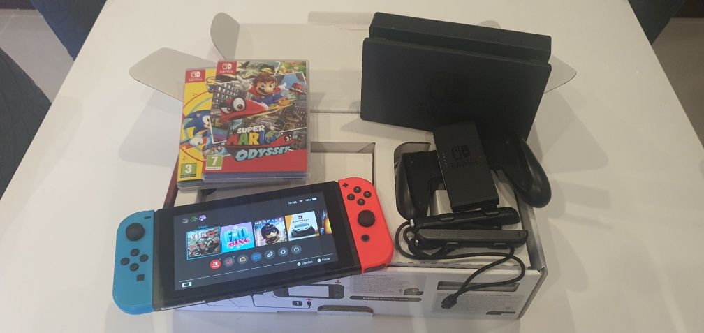 Nintendo switch como nova