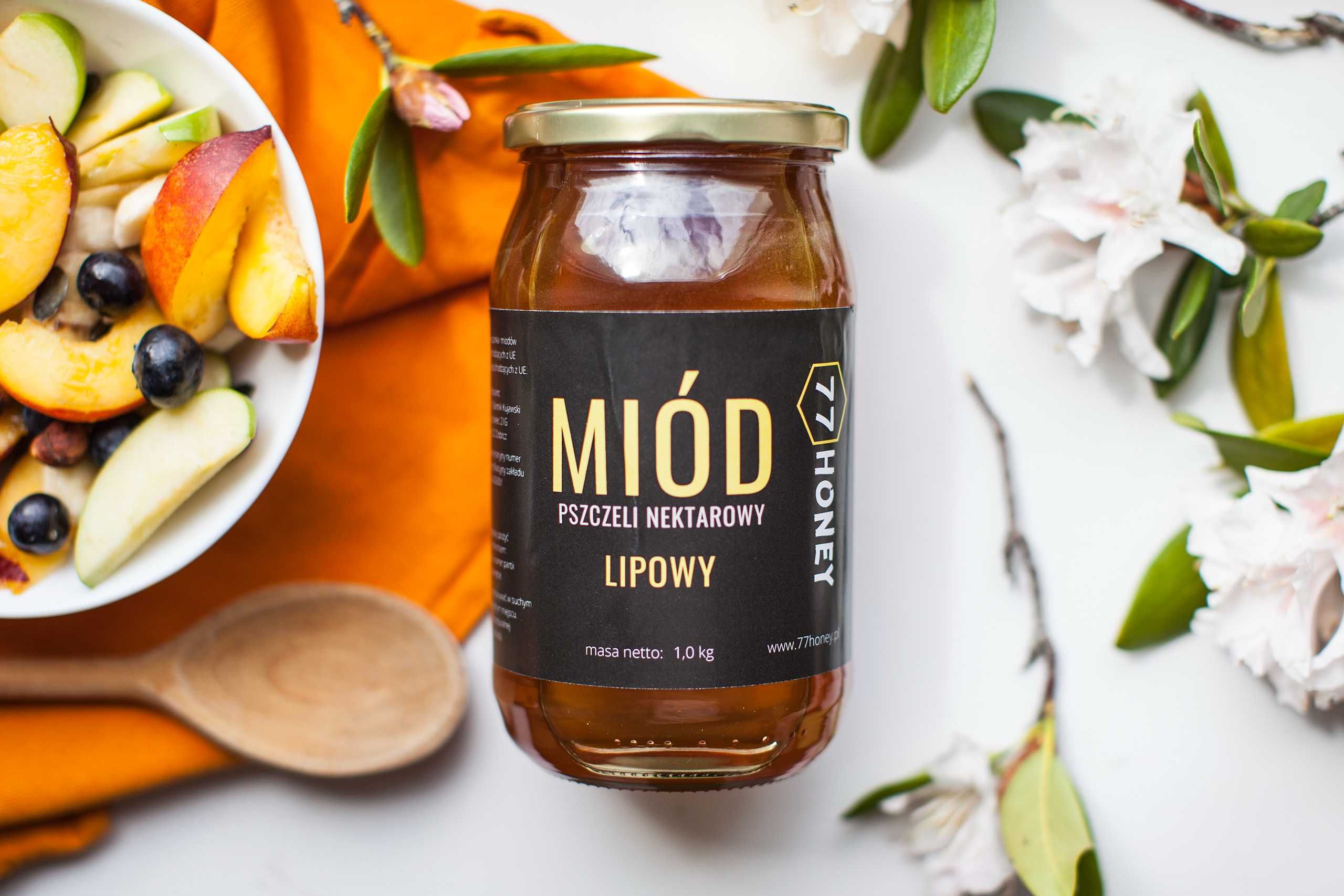 miód LIPOWY 1kg - Prawdziwy miód!