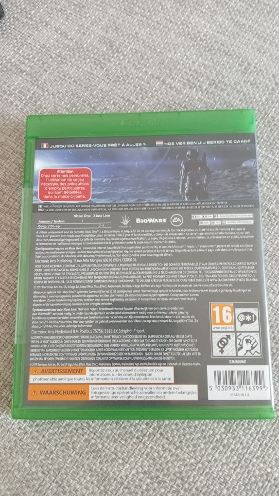 Mass effect Andromeda Xbox one