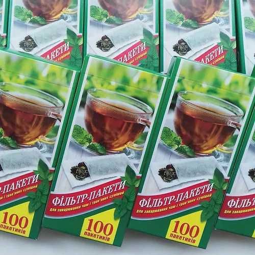 Фільтр-пакети для чаю (100 шт)