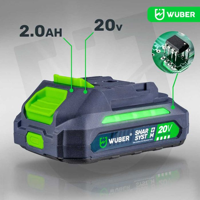 PIŁA łańcuchowa 8" 10" pilarka akumulatorowa 2x AKU 2.0 Ah 20V 2191