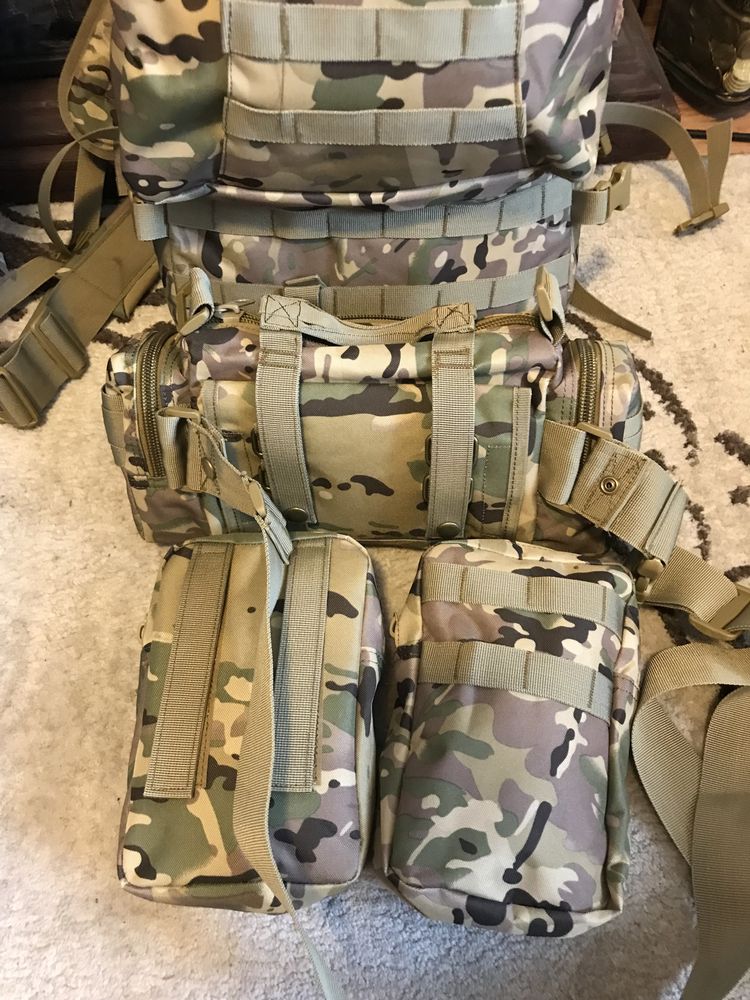 Рюкзак Мультикам Kurok Molle 60 л ортопедическая поддержка качество