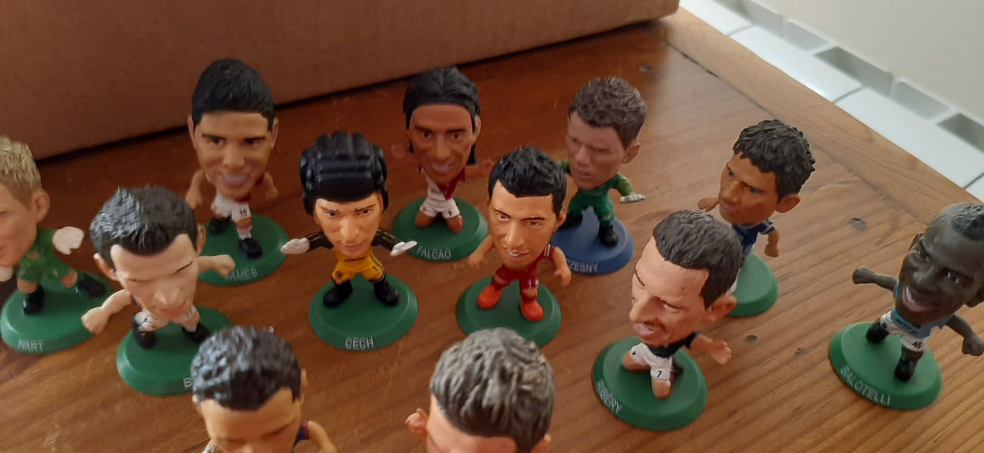 21 Figuras soccerstarz Messi/Ronaldo/Mourinho/Luisao/Salvio/Adrien,etc