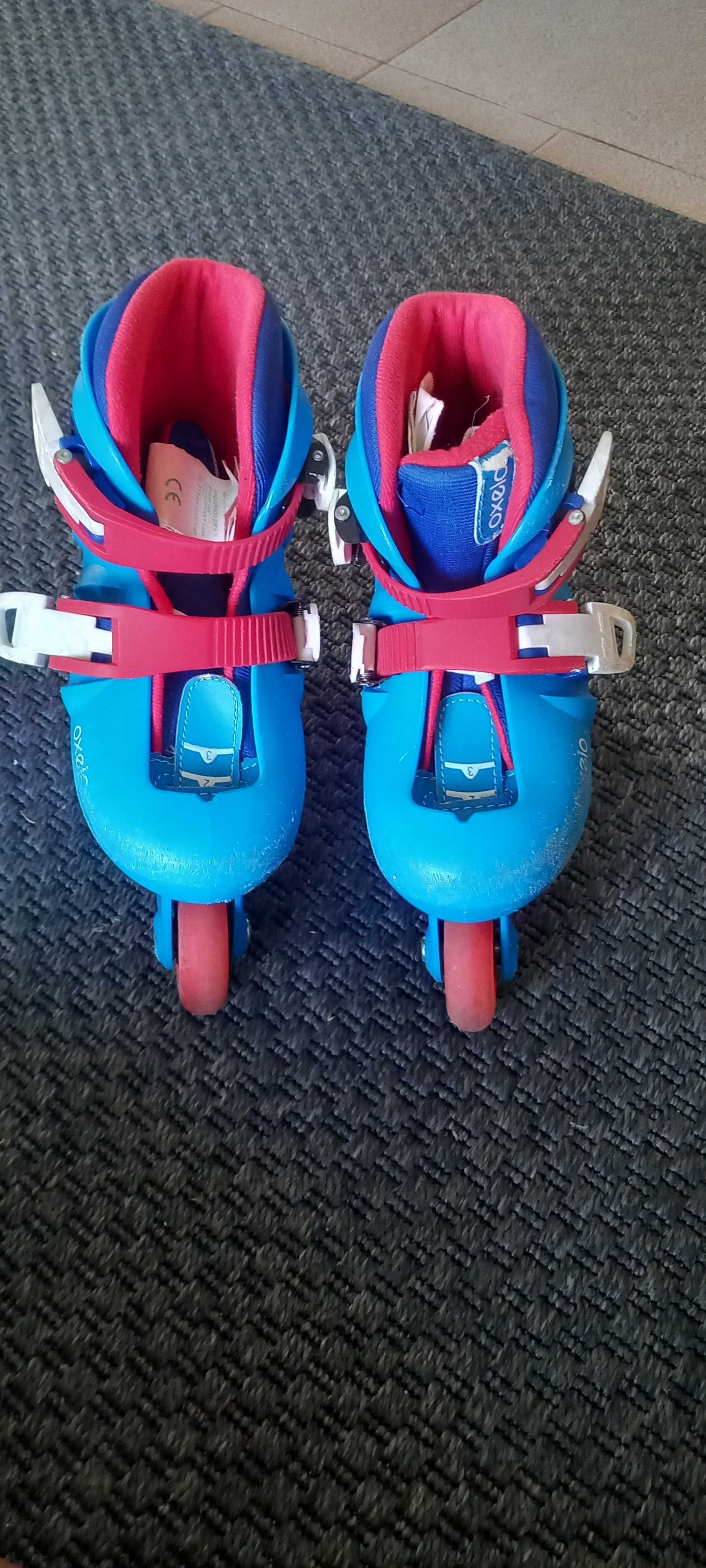 Patins tamanho 26 e 28