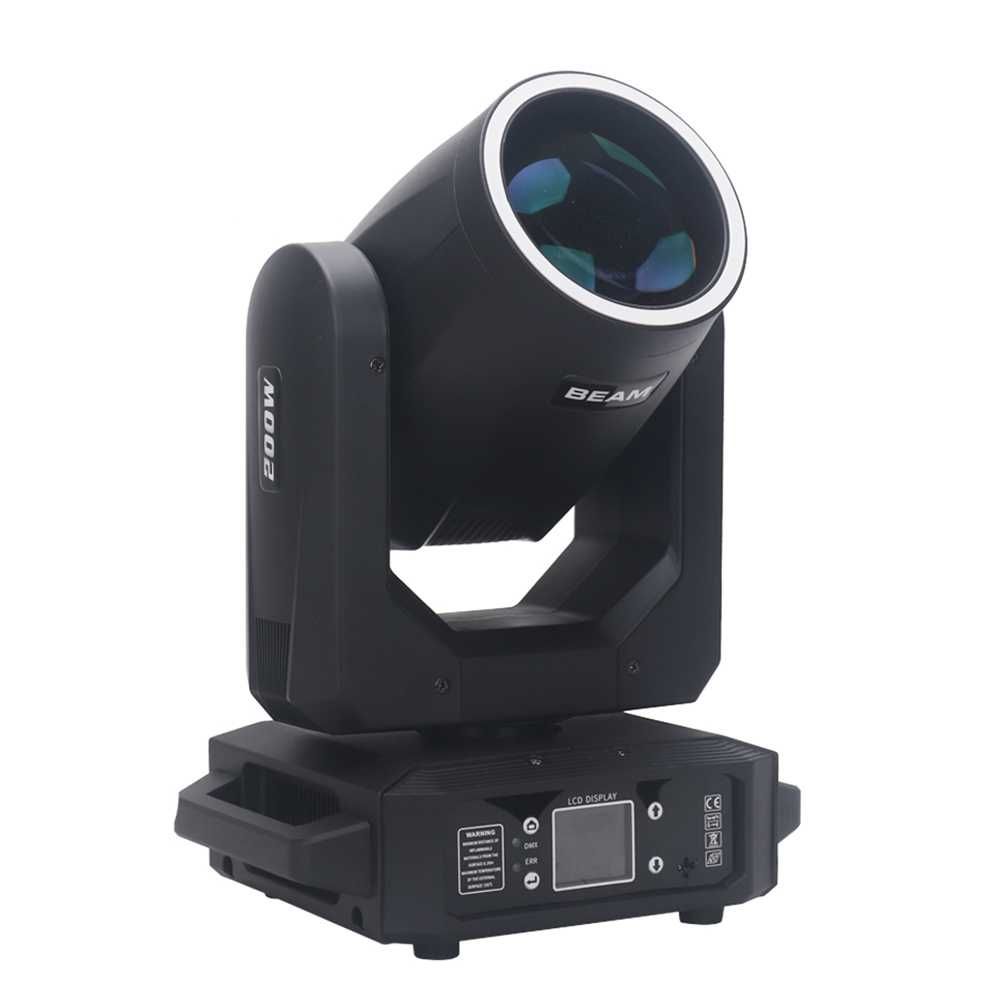 Głowica Sharpy Beam 200W LED Ring Rainbow 18Prism+ CASE Ostatni Zestaw