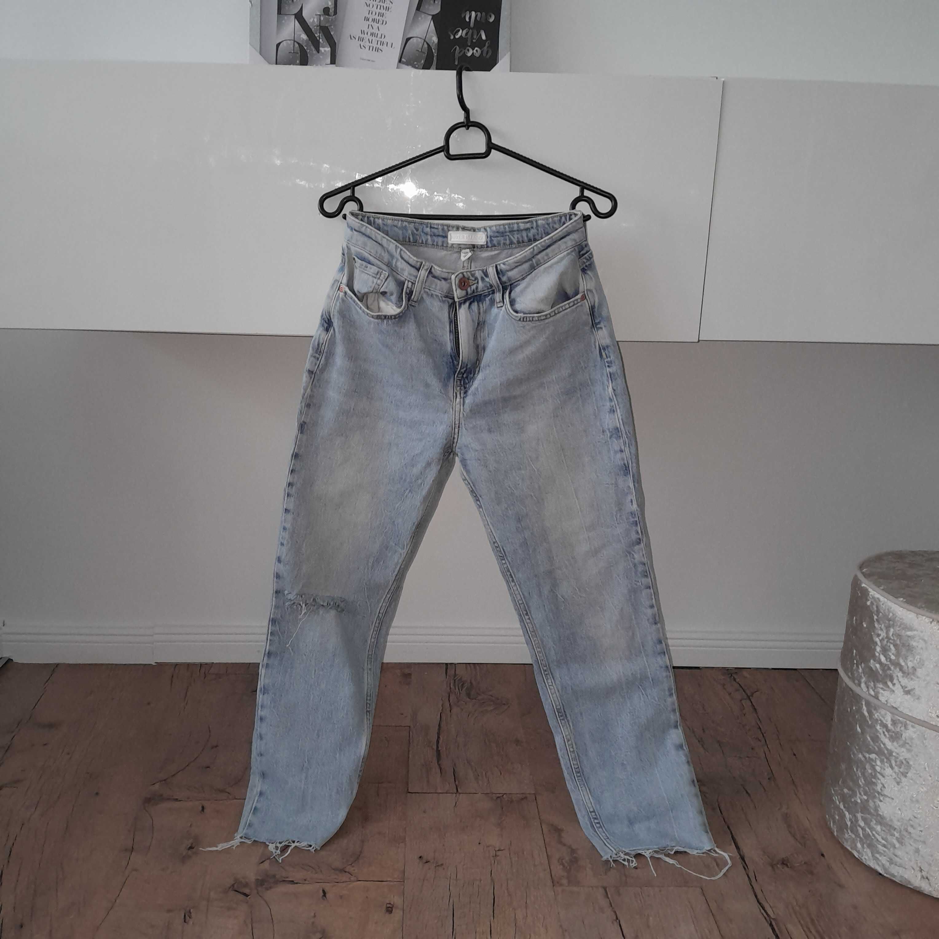 Spodnie jeansowe River Island 8 XS/S mom fit