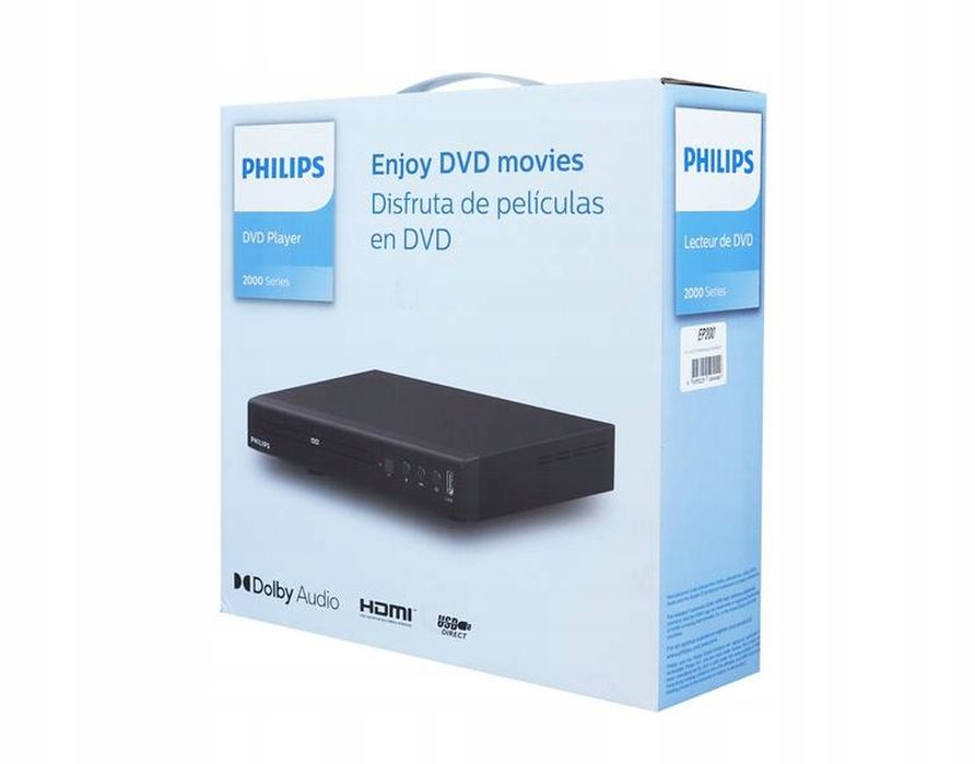 Odtwarzacz Multimedialny Philips Taep200 Dvd Cd Usb Hdmi Cinch +Film