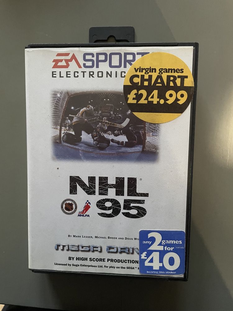 Pack Sports Sega 95  2 jogos separados: - Fifa soccer 95 - NHL 95