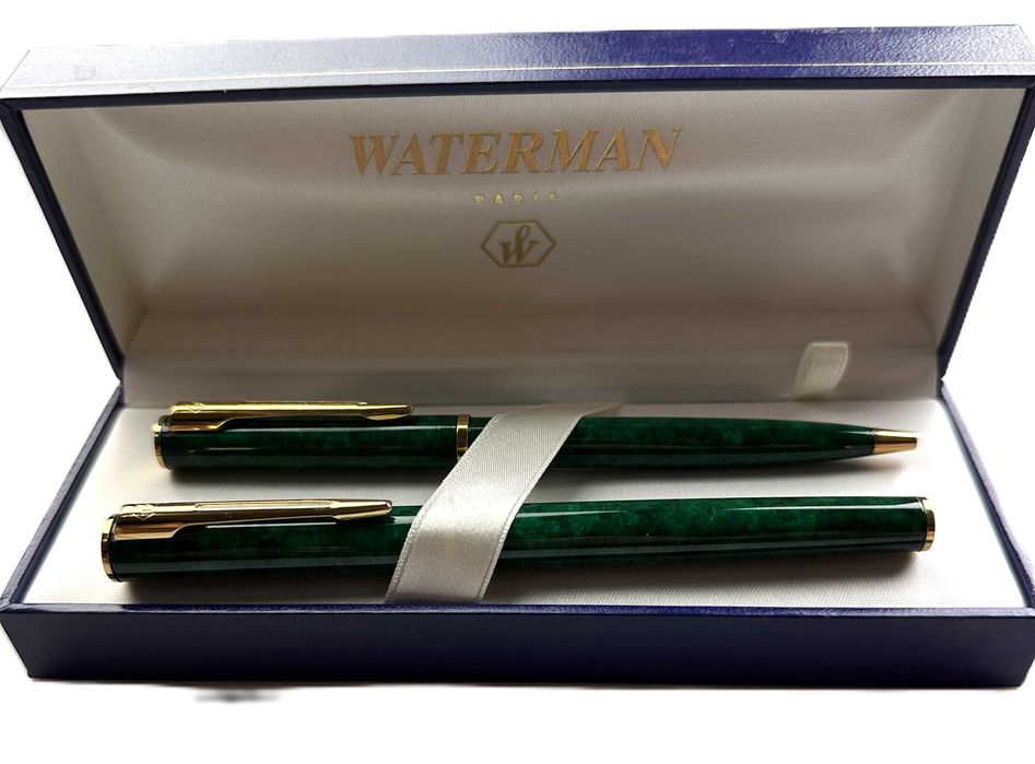 Waterman Paris  zestaw długopis i pióro wieczne pudełko vintage